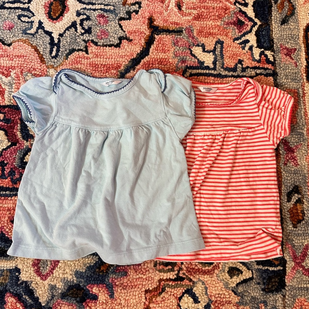Baby Boden Kids Striped and Solid T-Shirts Set
